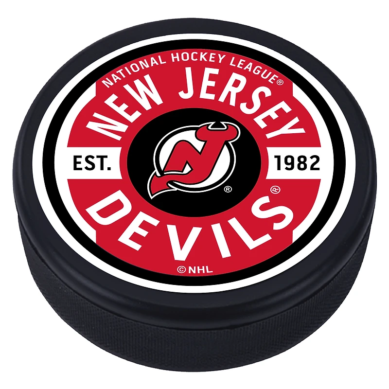 New Jersey Devils Gear Hockey Puck