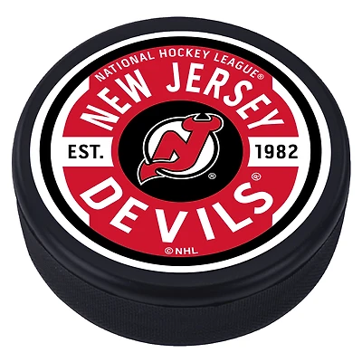 New Jersey Devils Gear Hockey Puck