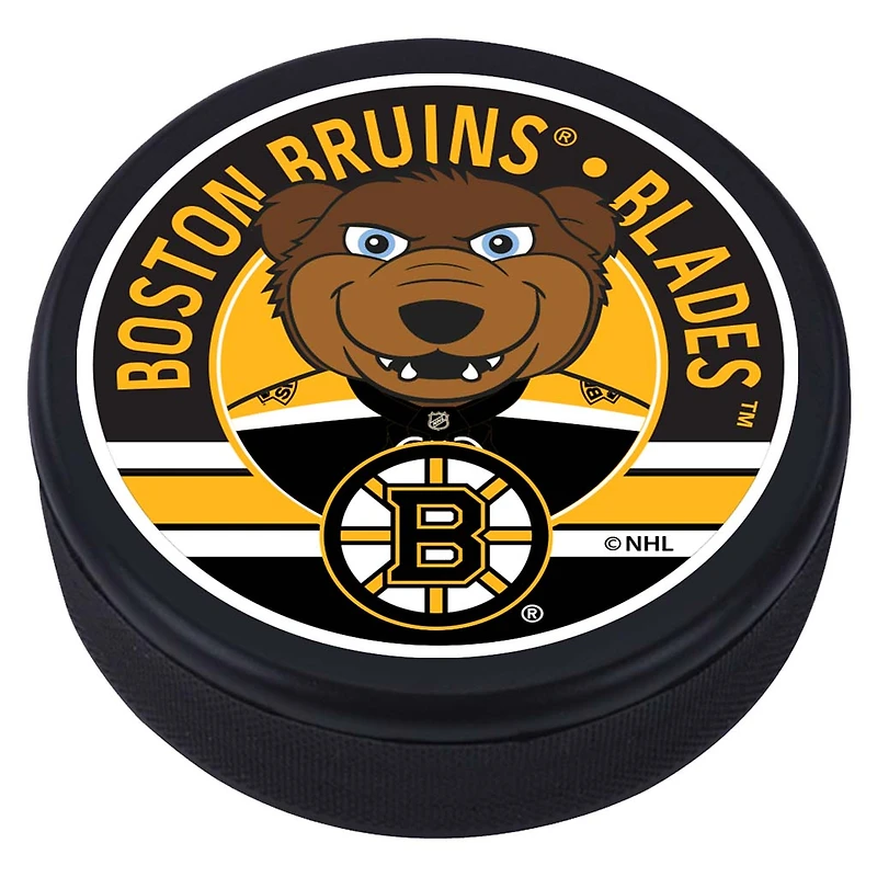 Boston Bruins Mascot Hockey Puck
