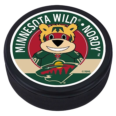 Minnesota Wild Mascot Hockey Puck