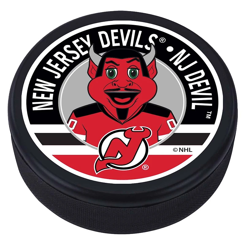 New Jersey Devils Mascot Hockey Puck