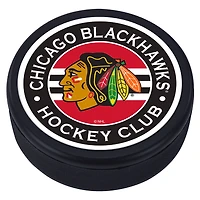 Chicago Blackhawks Striped Hockey Puck
