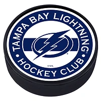Tampa Bay Lightning Striped Hockey Puck