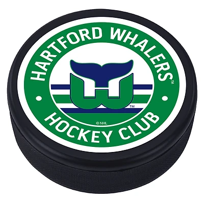 Hartford Whalers Team Vintage Hockey Puck