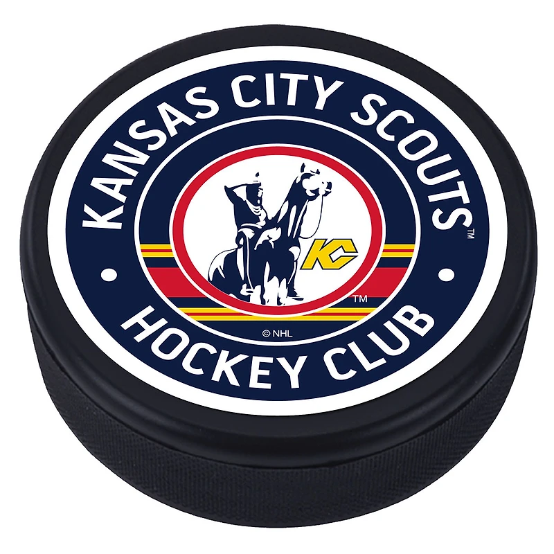 Kansas City Scouts Hockey Club Vintage Hockey Puck
