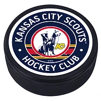 Kansas City Scouts Hockey Club Vintage Hockey Puck