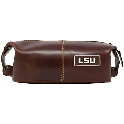 Brown LSU Tigers Logo Plate Wind River Canyon Travel Kit