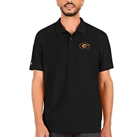 Men's Antigua Black Grambling Tigers Big & Tall Legacy Pique Polo