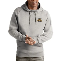 Men's Antigua Gray North Carolina A&T Aggies Victory Pullover Hoodie