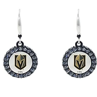 Vegas Golden Knights Hockey Puck Earrings