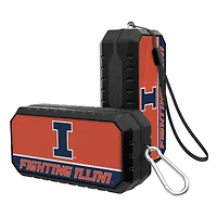 Illinois Fighting Illini End Zone Water Resistant Bluetooth Speaker