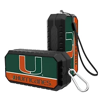Miami Hurricanes End Zone Water Resistant Bluetooth Speaker