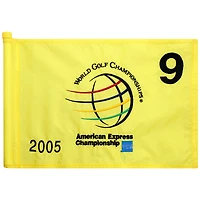 PGA TOUR Event-Used #9 Yellow Pin Flag from The American Express Championship on October 6th to 9th 2005