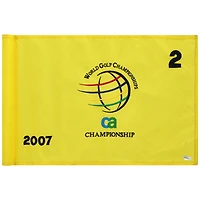PGA TOUR Event-Used #2 Yellow Pin Flag from The CA Championship on March 22nd to 25th 2007