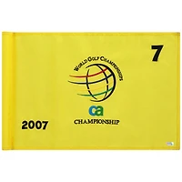 PGA TOUR Event-Used #7 Yellow Pin Flag from The CA Championship on March 22nd to 25th 2007