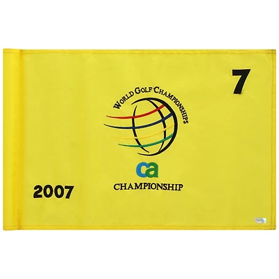 PGA TOUR Event-Used #7 Yellow Pin Flag from The CA Championship on March 22nd to 25th 2007
