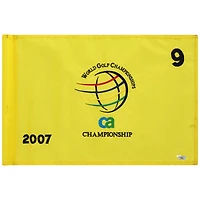 PGA TOUR Event-Used #9 Yellow Pin Flag from The CA Championship on March 22nd to 25th 2007