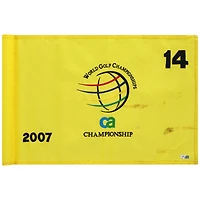PGA TOUR Event-Used #14 Yellow Pin Flag from The CA Championship on March 22nd to 25th 2007