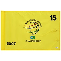 PGA TOUR Event-Used #15 Yellow Pin Flag from The CA Championship on March 22nd to 25th 2007