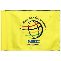 PGA TOUR Event-Used #4 Yellow Pin Flag from The NEC Invitational on August 23rd to 26th 2001