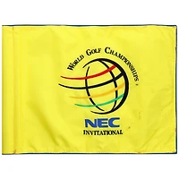 PGA TOUR Event-Used #8 Yellow Pin Flag from The NEC Invitational on August 23rd to 26th 2001