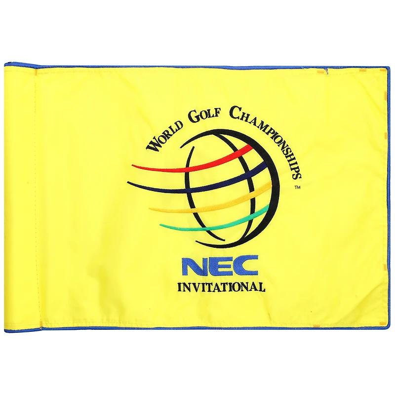 PGA TOUR Event-Used #12 Yellow Pin Flag from The NEC Invitational on August 23rd to 26th 2001