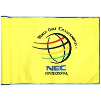 PGA TOUR Event-Used #12 Yellow Pin Flag from The NEC Invitational on August 23rd to 26th 2001