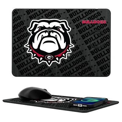 Georgia Bulldogs Mascot Wireless Charger and Mouse Pad