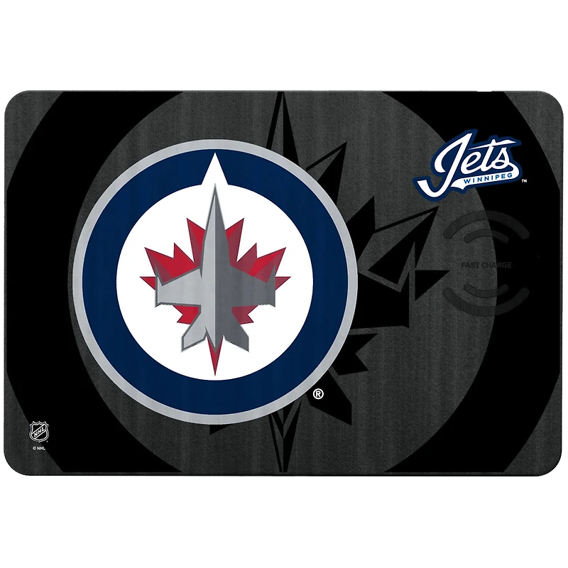 Winnipeg Jets Wireless Charger and Mouse Pad