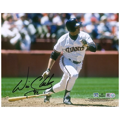 Will Clark San Francisco Giants Autographed 8" x 10" Bat Drop Photograph
