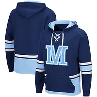Men's Colosseum Navy Maine Black Bears Lace Up 3.0 Pullover Hoodie