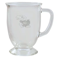 Kansas Jayhawks 16oz. Etched Cafe Mug