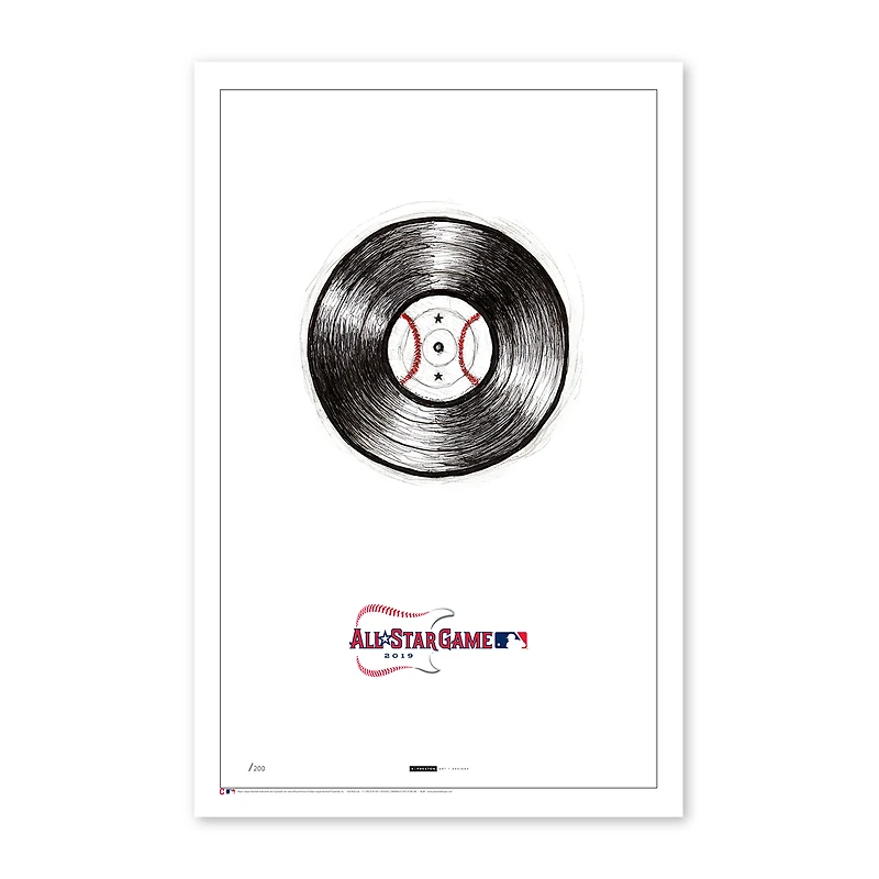 Cleveland Indians 2019 MLB All-Star Game 11'' x 17'' Art Poster