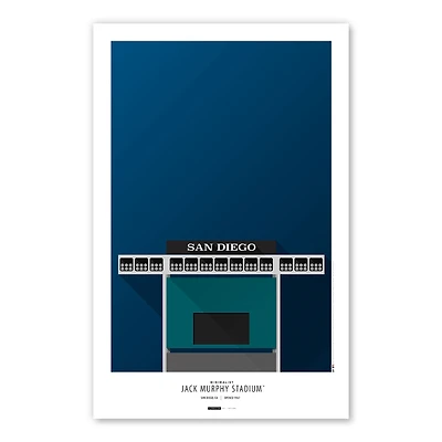 San Diego Padres 11'' x 17'' Stadium Art Poster