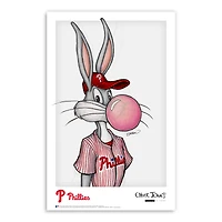 Philadelphia Phillies 11'' x 17'' Bugs Bunny Art Poster