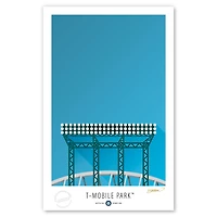 Seattle Mariners 17'' x 26'' Stadium Limited Edition Fine Art Print