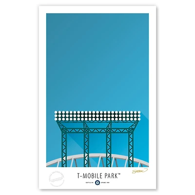 Seattle Mariners 17'' x 26'' Stadium Limited Edition Fine Art Print