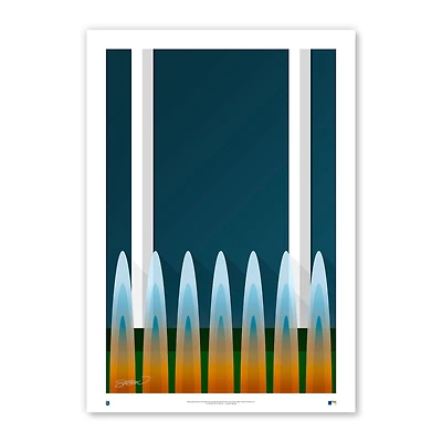 Kansas City Royals 24'' x 36'' Stadium Fine Art Print