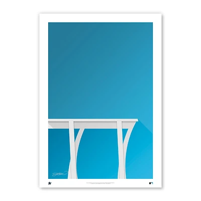 Miami Marlins 24'' x 36'' Stadium Fine Art Print