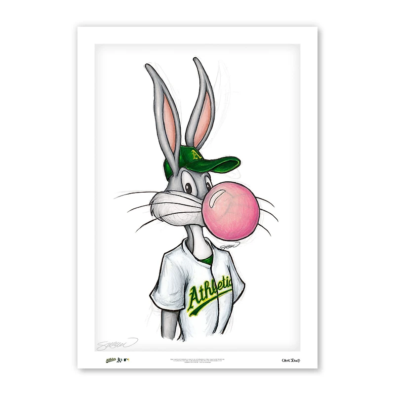 Athletics 24'' x 36'' Bugs Bunny Limited Edition Print