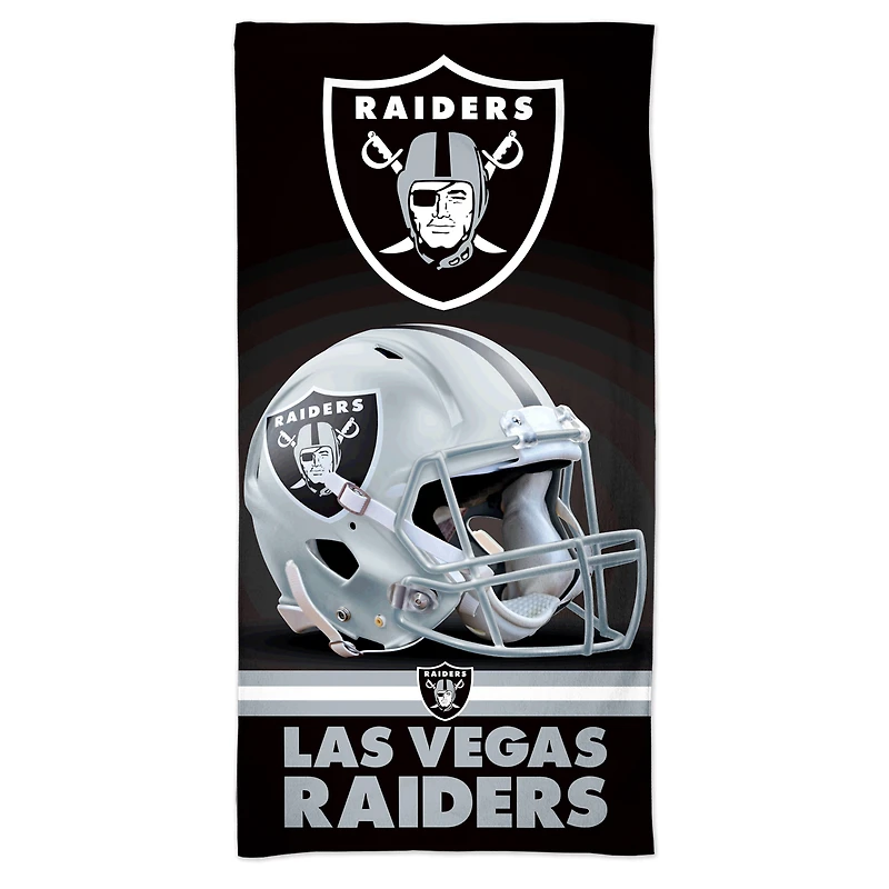 WinCraft Las Vegas Raiders 30'' x 60'' Primary Logo Spectra Beach Towel