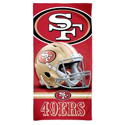 WinCraft San Francisco 49ers 30'' x 60'' Primary Logo Spectra Beach Towel