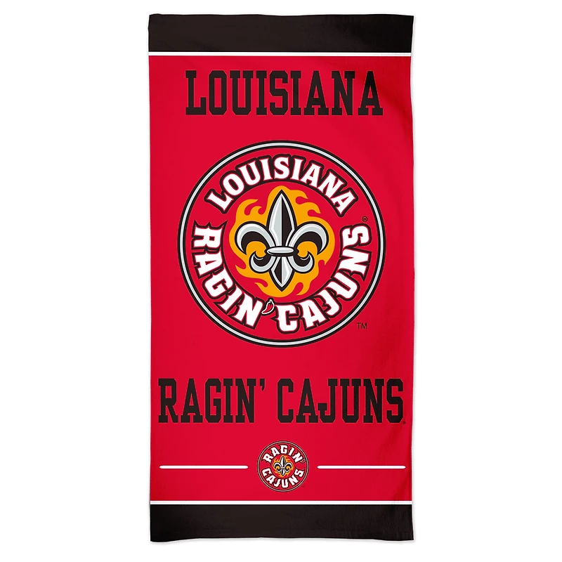 WinCraft Louisiana Ragin' Cajuns 30'' x 60'' Spectra Beach Towel