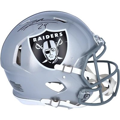 Charles Woodson Oakland Raiders Autographed Riddell Speed Logo Authentic Helmet