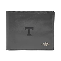 Men's Fossil Black Tennessee Volunteers Ryan RFID Flip ID Bi-Fold Wallet