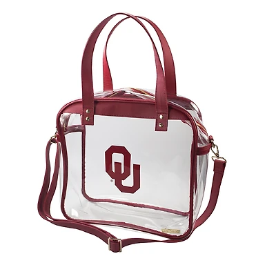 Women's Crimson Oklahoma Sooners Clear Tote Bag