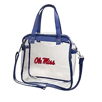 Women's Blue Ole Miss Rebels Clear Tote Bag