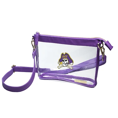 Women's Purple ECU Pirates Small Crossbody Bag