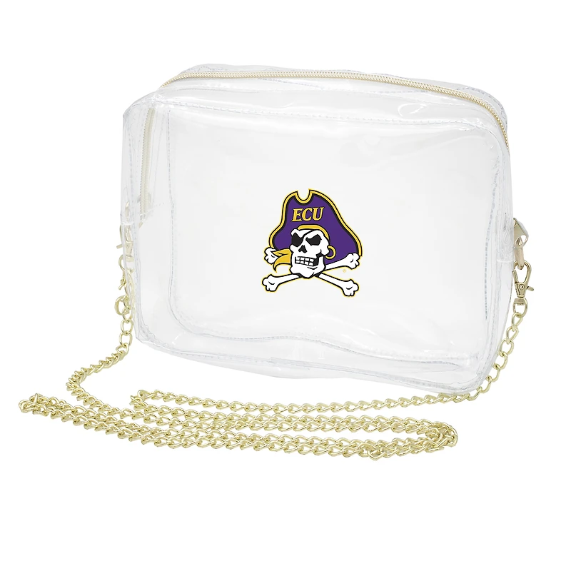 Women's ECU Pirates Camera Crossbody Bag