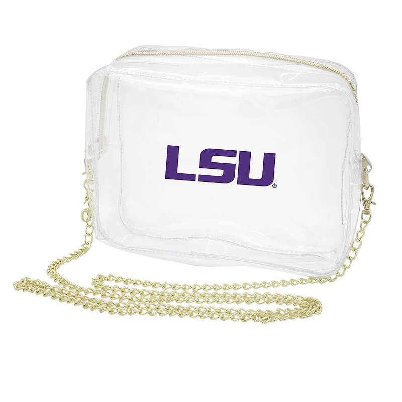 Women's LSU Tigers Camera Crossbody Bag